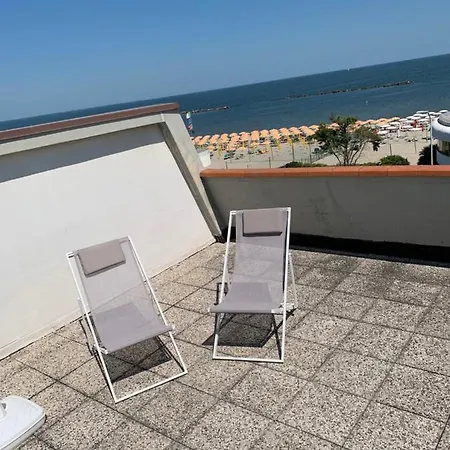 Apartman Piramide13 Fronte Mare Direkt Am Mit Solarium Terrasse Lido delle Nazioni
